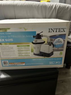 INTEX SX925 Krystal Clear Sand Filter Pool Pump for Above Ground Pools: 925 GPH