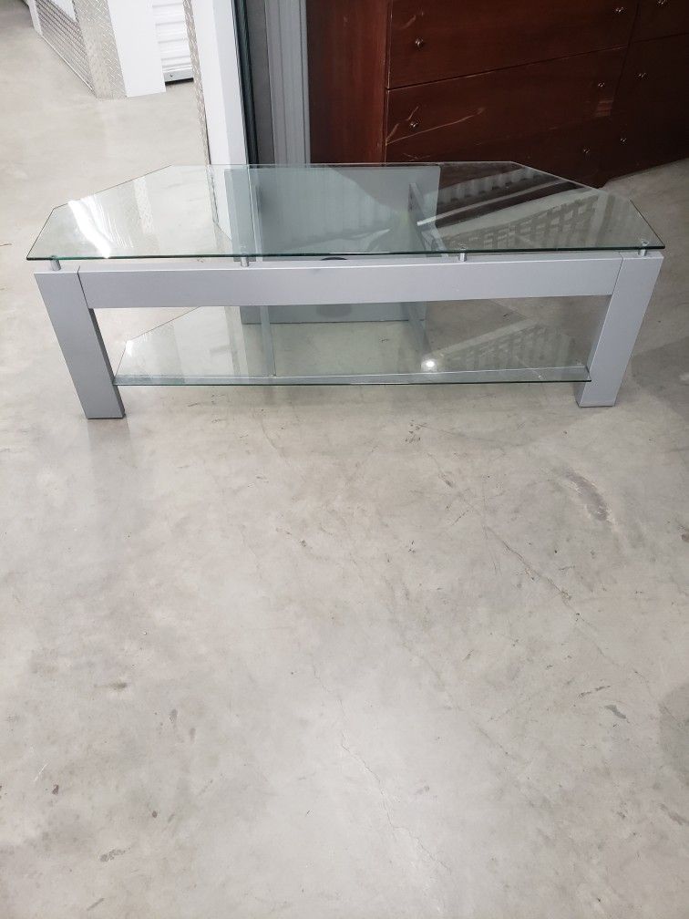 Glass Top TV Stand 📺