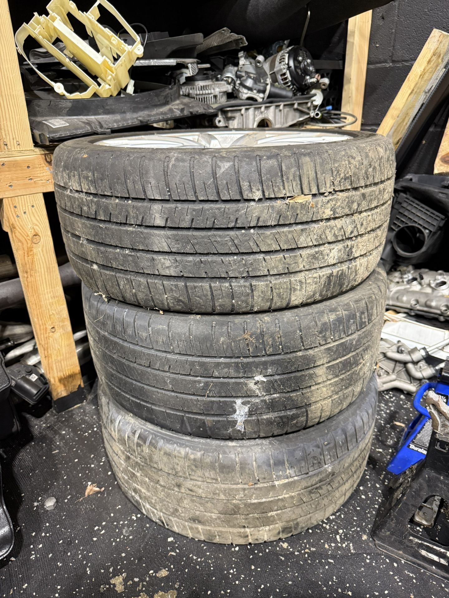 Audi A4 Tires & Rims (3 Tires)