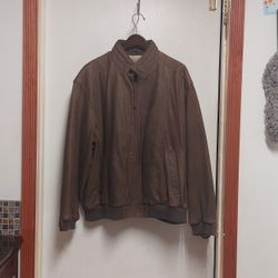 NWT Vintage $750 Joseph A. Banks Men's Leather Jacket 