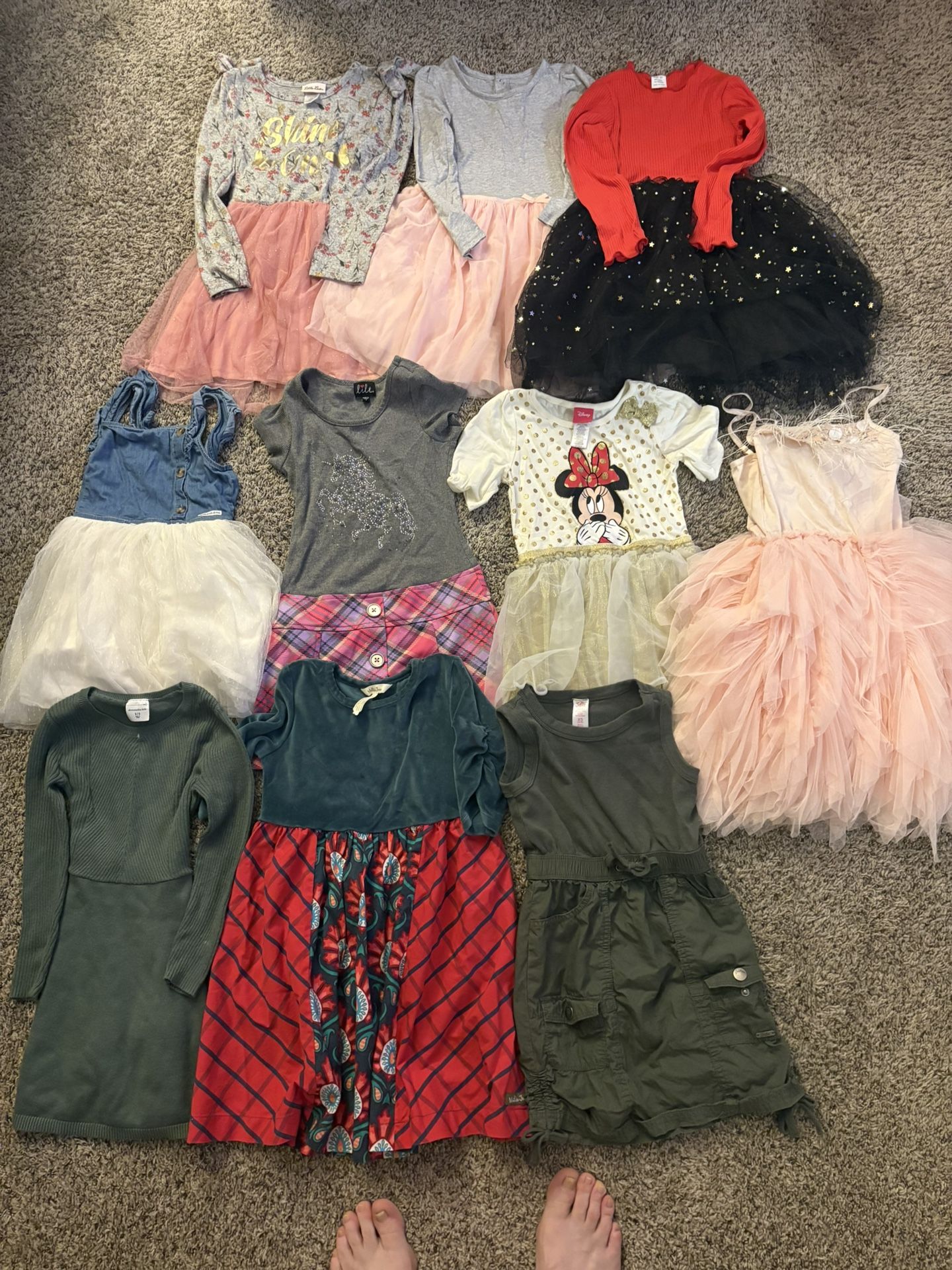 Girls Dresses Sizes 5-7 “lot”
