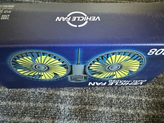 Car Backseat Fans for Backseat for Kids, Car Headrest Fans for Backseat of Car (No Battery)