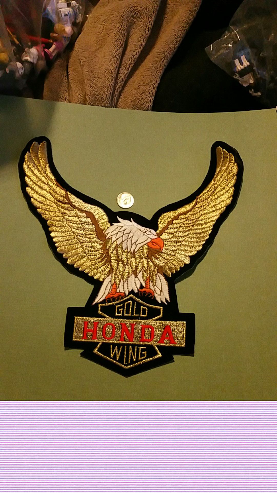Honda goldwing motorcycle patch $10