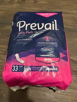 Prevail Daily Pads for Bladder Leaks 33 Count