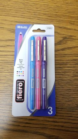 Fiber tip pens