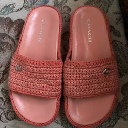 Coach Pink Sandals 