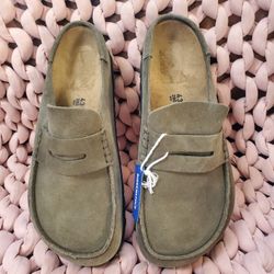 Birkenstock Naples Wrapped Bold Grip Loafers Thyme Color 43 Men US Size 10 New No Box  