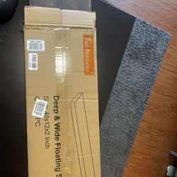 Floating Shelves - Rustic Brown, 48 In. 