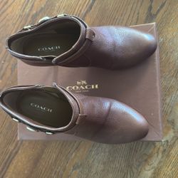 Coach Women’s Bootie Size 8, Salene Cow Safari
