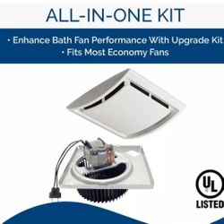 NuTone QKN60 Ceilling Ventilation Fan with LED Grille Upgrade - White
NEW SEVERAL QUANTITIES AVAILABLE 
$35 EACH
Broan-NuTone
QuicKit 60 CFM 2.5 Sones