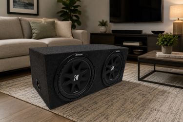 Kicker 2 “15” Subwoofers  & Amp
