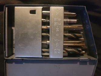 Tap And Drill Set And Case