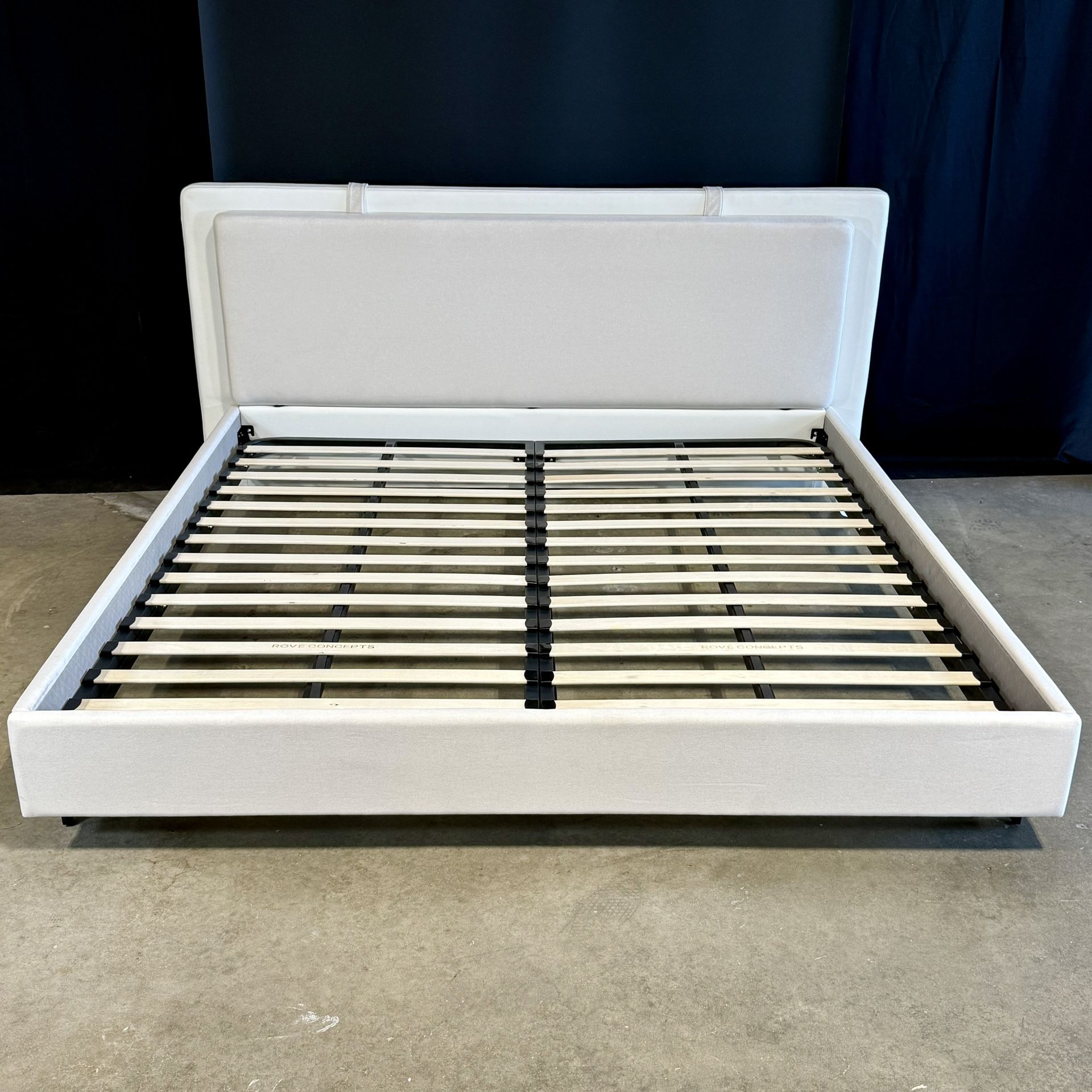 Rove Concepts Abigail Bed (King, Alesund/ Monaco White)