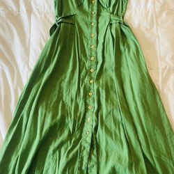 INC International Concepts Vibrant Green Maxi Dress