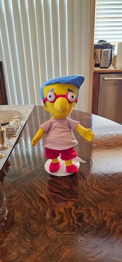 The Simpsons Milhouse Exclusive 11" Doll Plush Universal Studios / Collectible / Bart / Homer / Plushie / Cartoon / Gift / Man Cave / Collector