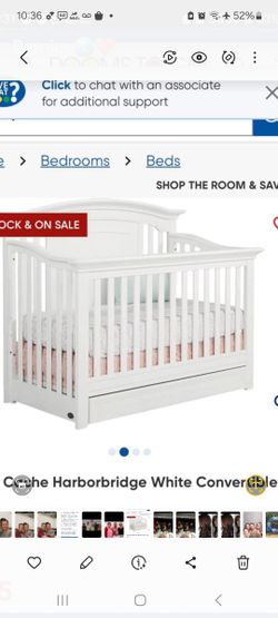 White Baby Crib