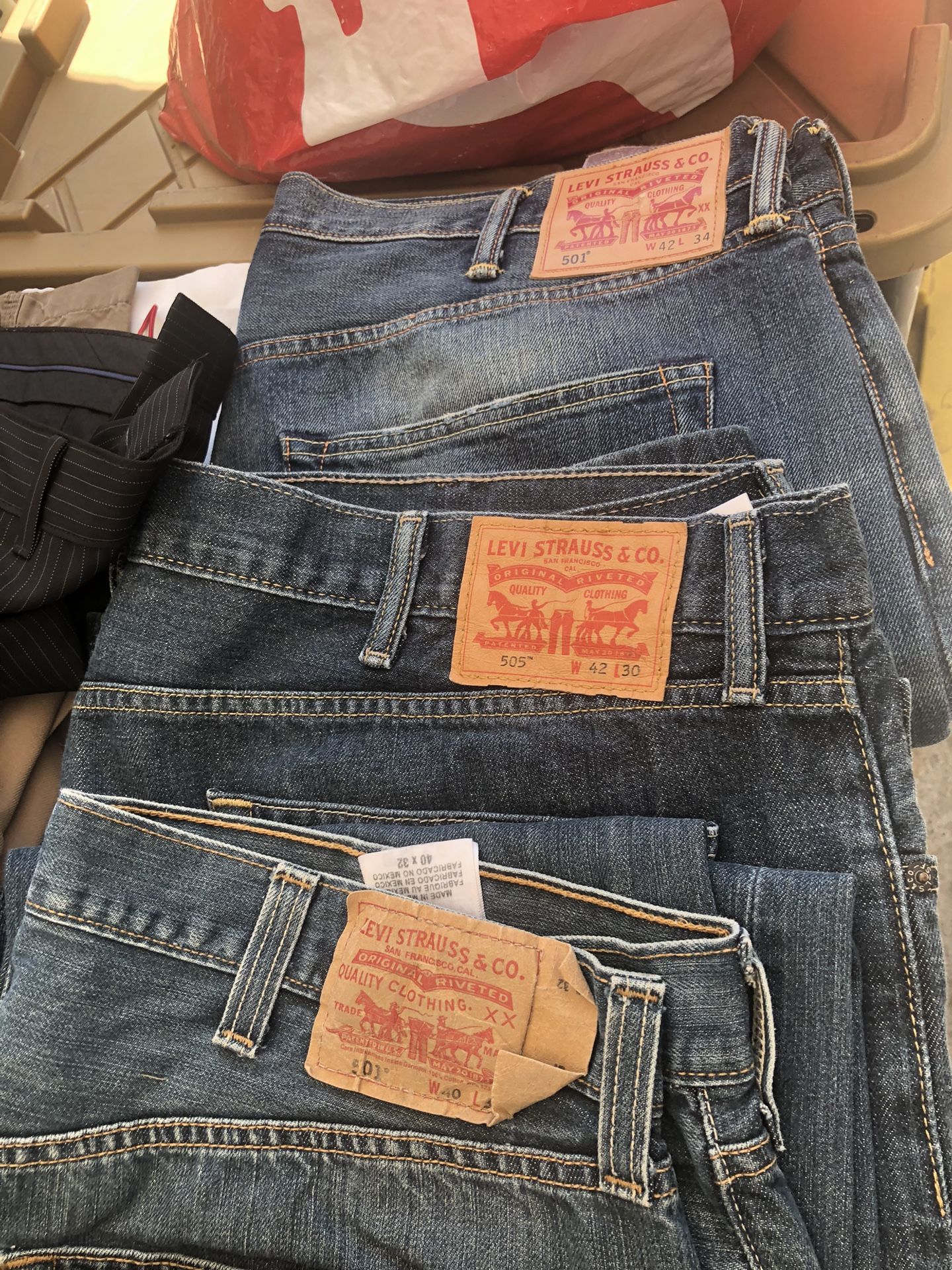 Levi’s Pants Each