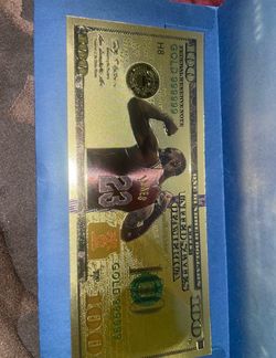 24 K Lebron James Gold Note