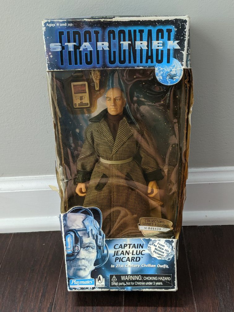 Star Trek First Contact Captain Jean-Luc Picard Action Figure New In Box