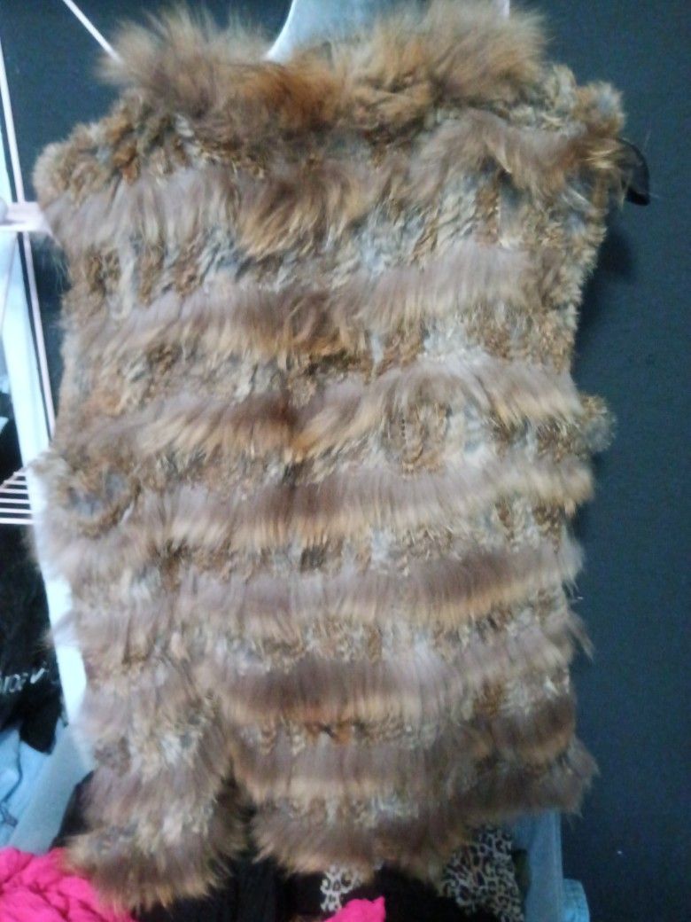 Wilson's Leather Fur Vest 