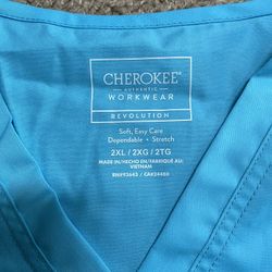 Cherokee Scrub Top (4) Brand New  Size 2X