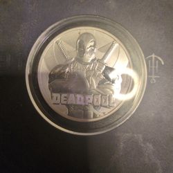 2018 Silver Deadpool Coin