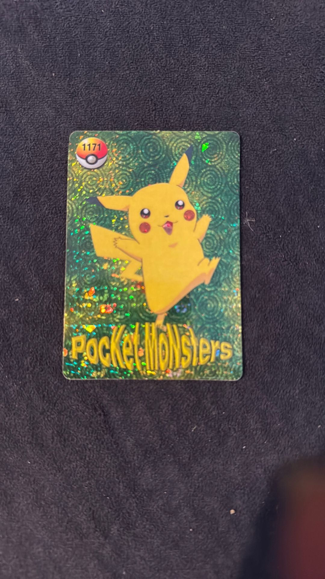Pokemon Card - Pikachu #1171 - Vending Machine - Holo
