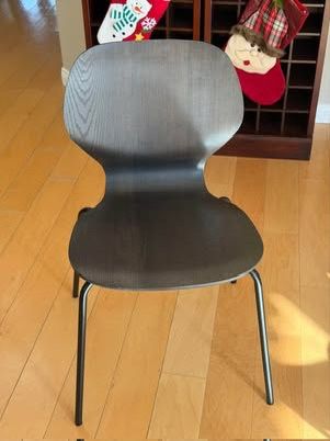 Ikea SIGTRYGG Chair, dark brown/Sefast black