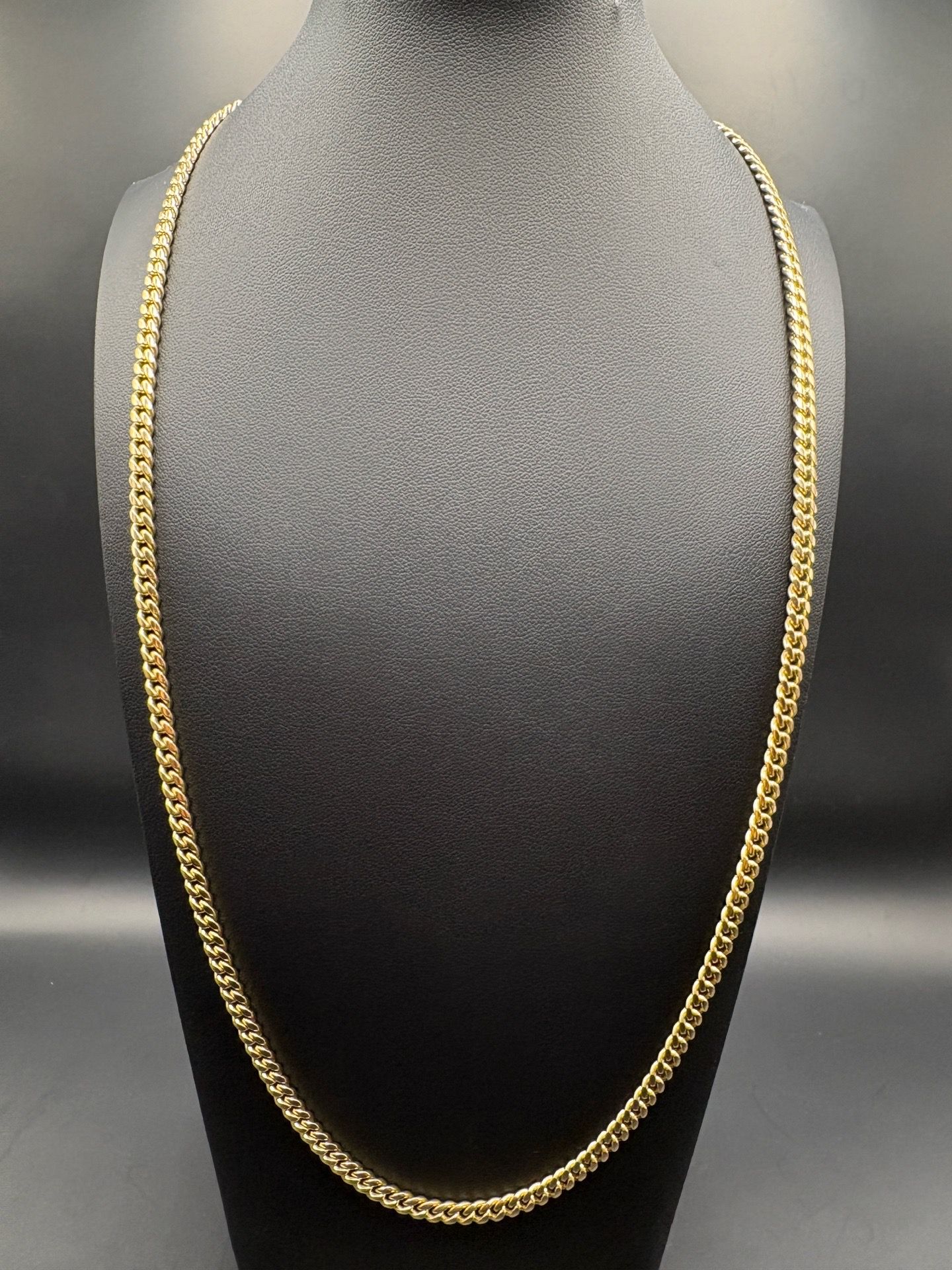 14K Cuban Chain 26.25” 4.8mm 45.11g