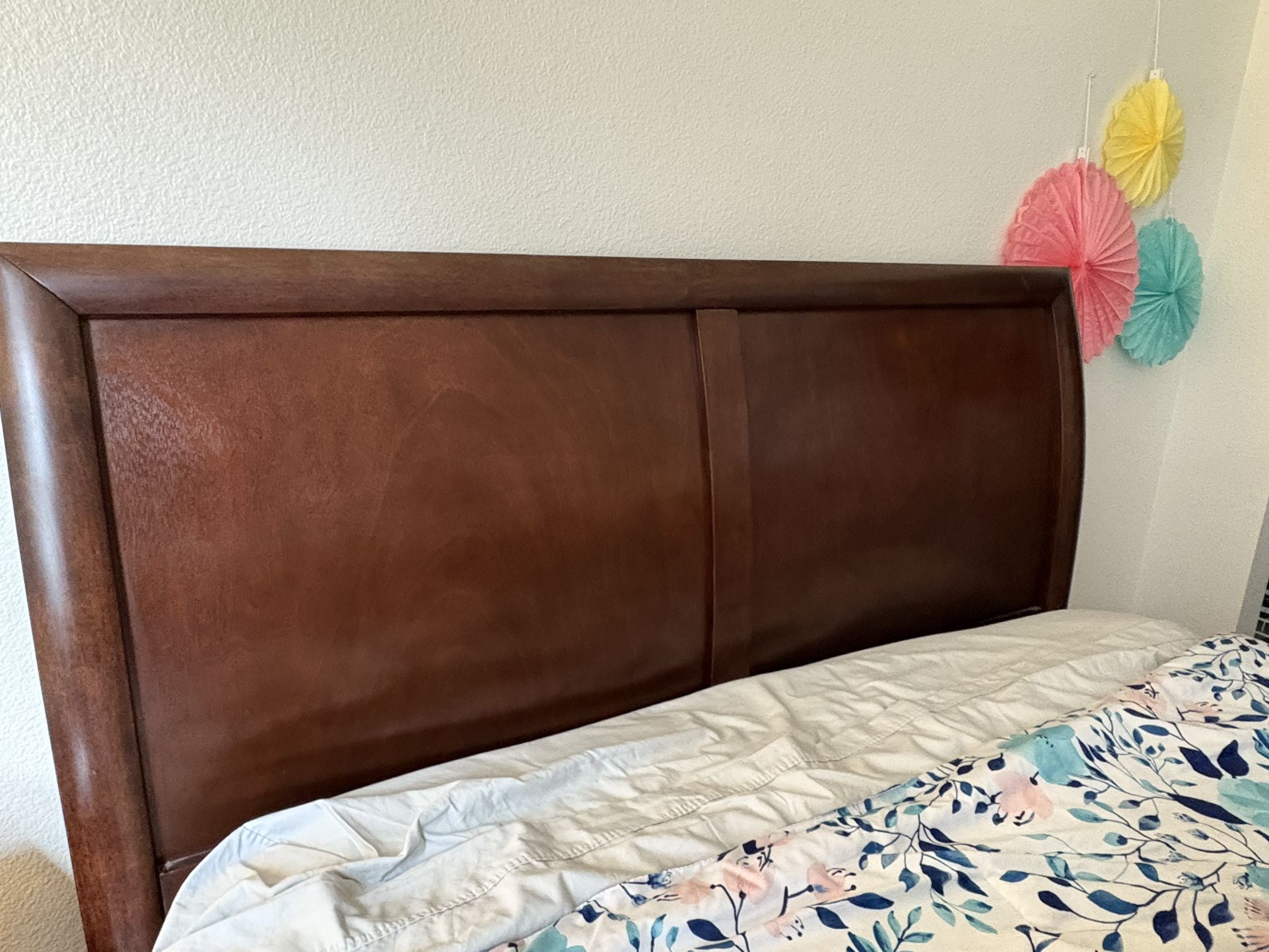 Queen Bed Frame with Free Nightstand