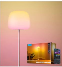 Govee Lantern Floor Lamp, Halo Gradient RGBIC Smart Corner Lamp for Bedroom Luminblend+, 1000K-10000K, Matter Compatible, 100+ Scene Modes, Music Sync