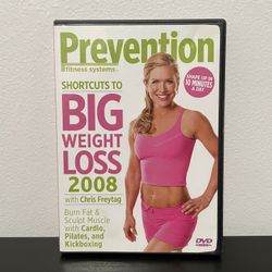 Prevention Fitness Shortcuts To Big Weight Loss 2008 DVD Chris Freytag GAIAM