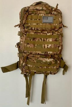 Military Tactical Backpack 50L for Men Molle Army 3 Days Assault Pack BOB Water Resistant