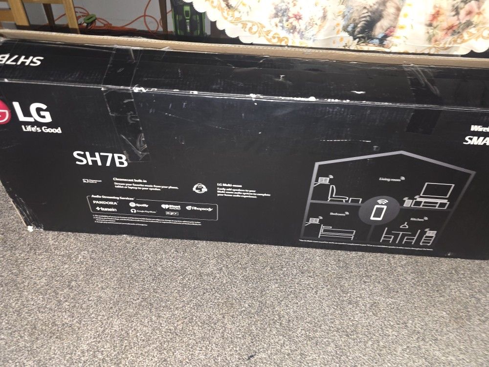 Lg Sound Bar And Subwoofer