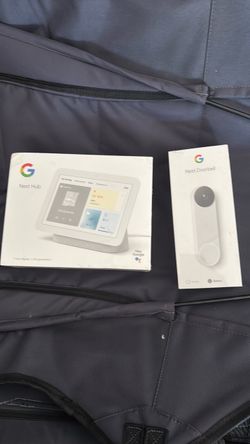 New Google Nest Hub and Doorbell