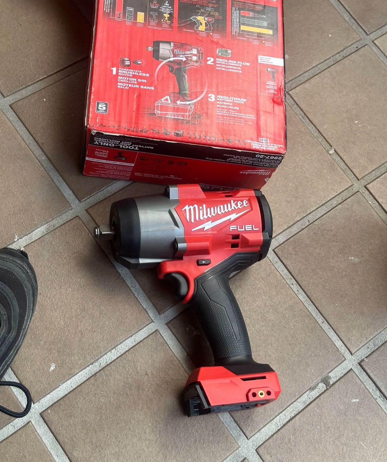 Milwaukee M18 FUEL 18V Lithium-Ion Brushless Cordless 1/2 in. Impact Wrench with Friction Ring (Tool-Only)