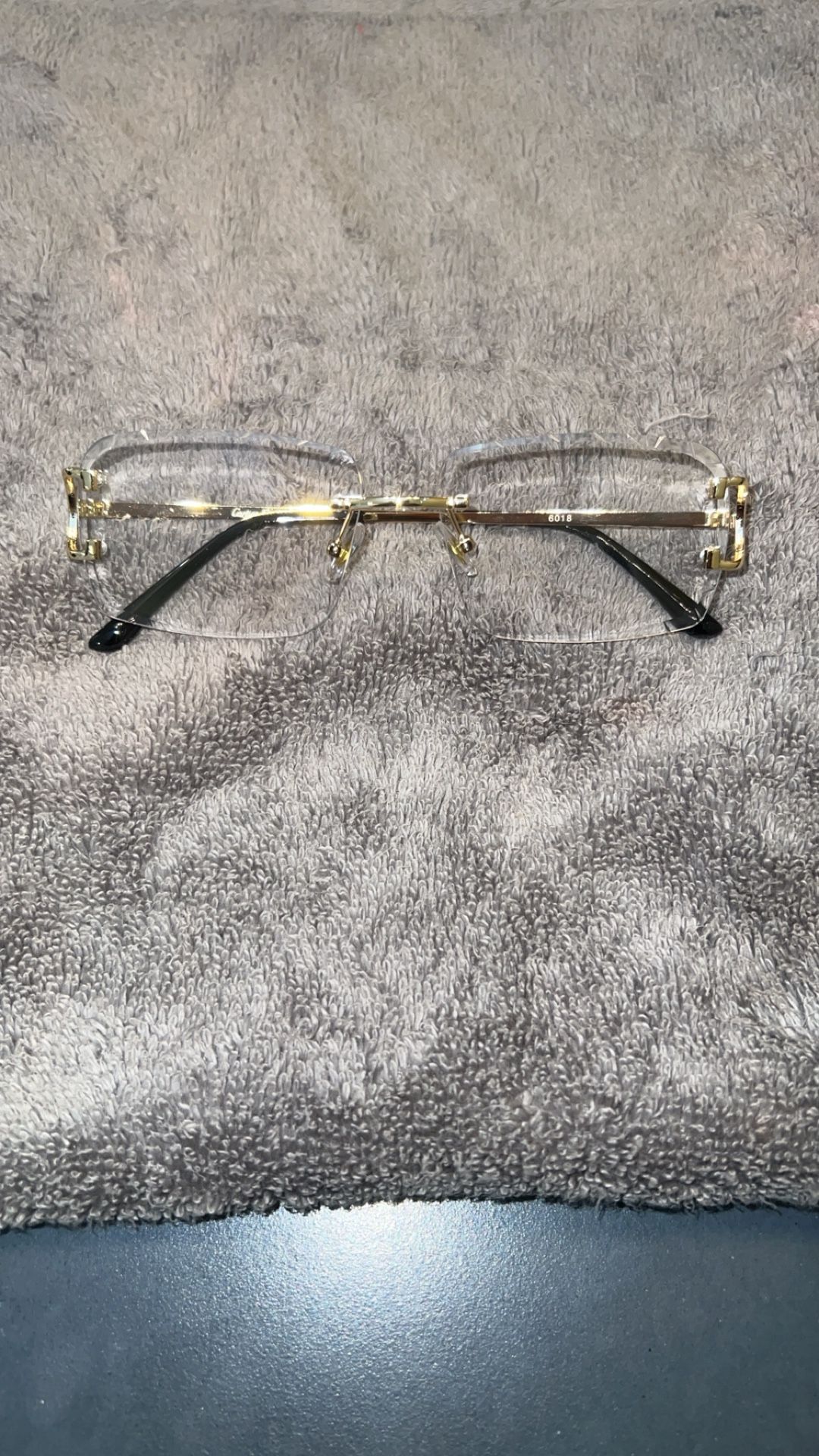Cartier Transparent Diamond Cut Glasses