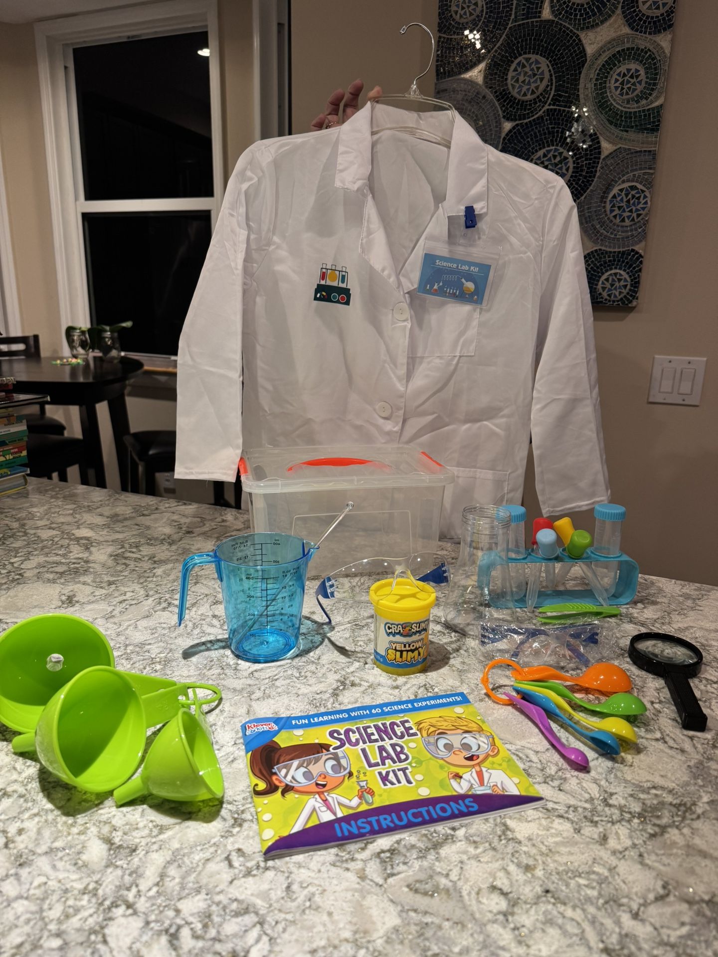 Science Lab Set With Lab Coat