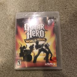 PS3 Gutiar Hero World Tour Game 
