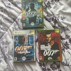 Original Xbox Games- James Bond Collection -35$