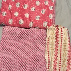 Three Warm Baby Blankets