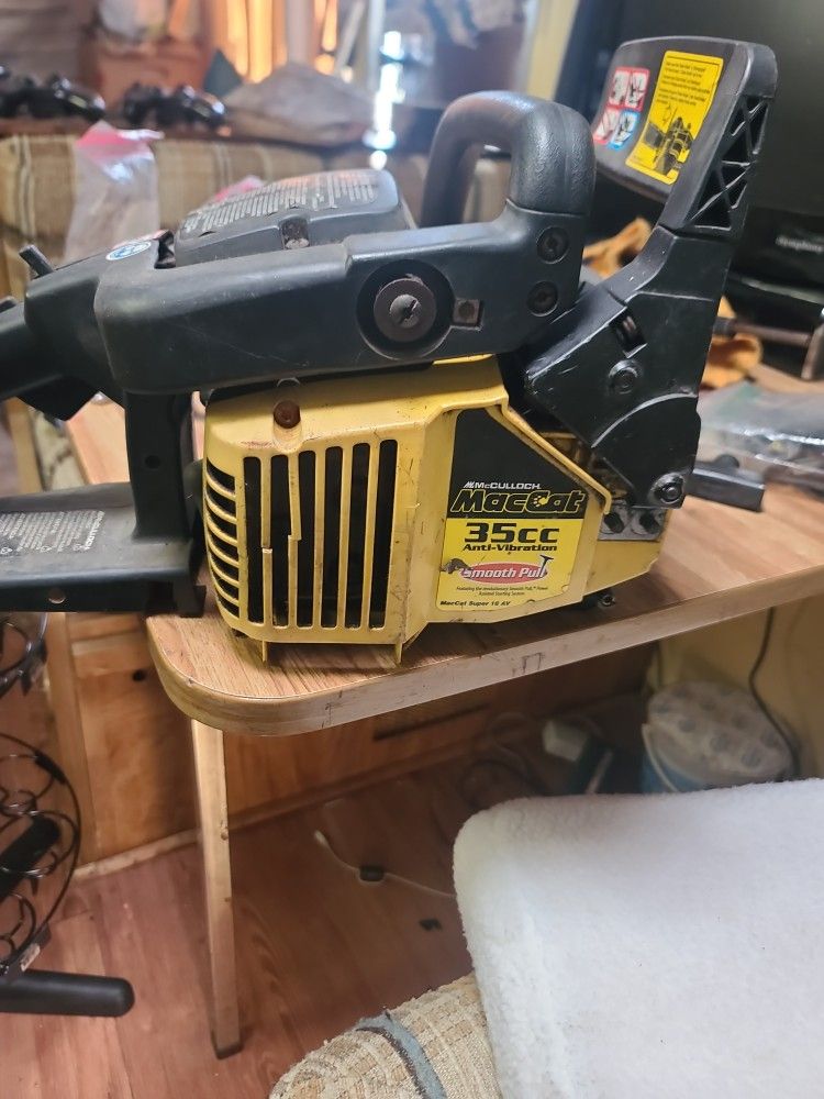MAC CAT 35cc Chainsaw.