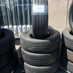 265/70/16 Firestone Set Of 4 Tires 95% Installed And Balanced Set De 4 Llantas Como Nuevas Instaladas Y Balanceadas