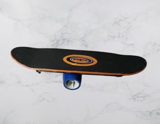Bongo Board Skateboard Surf Snowboard Balance Core Training Exercise Workout