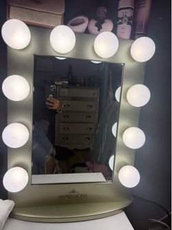 Impressions vanity mirror with lights