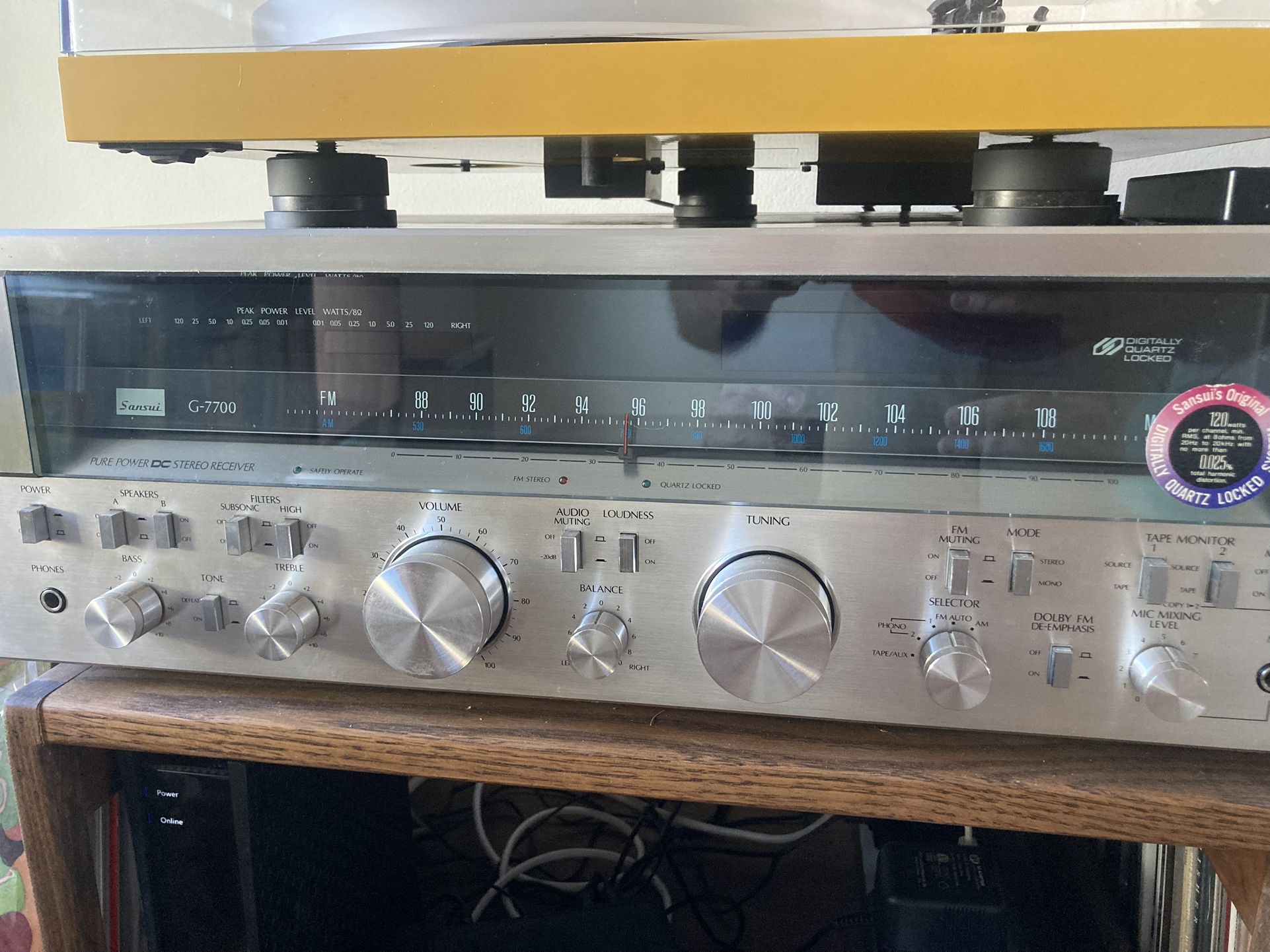 Sansui G-7700 Stereo Receiver Amplifier