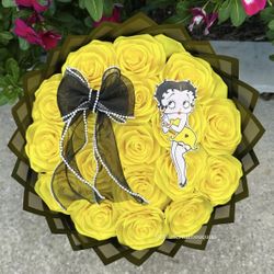 Yellow betty boop bouquet