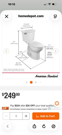 Height Toilet with Slow-Close Seat in White