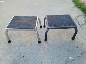 Heavy Duty Metal Step Stools – $30 for Both