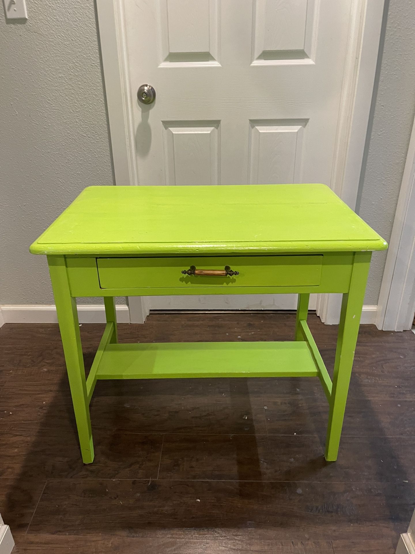 Solid Wood Antique School Desk